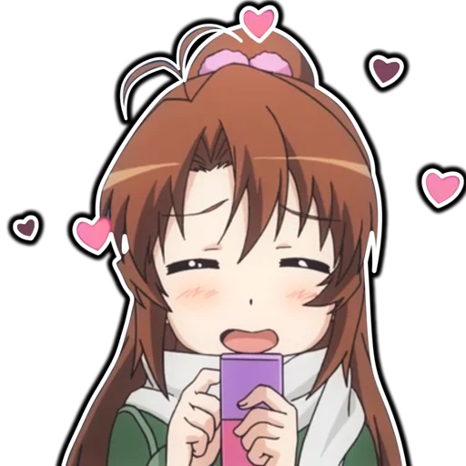 😍 Стикер «AnimeNonNonBiyoriRu» для Telegram