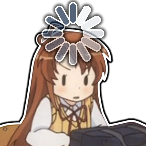 😐 Стикер «AnimeNonNonBiyoriRu» для Telegram