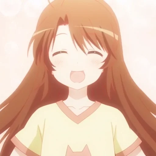 😊 Стикер «AnimeNonNonBiyoriRu» для Telegram
