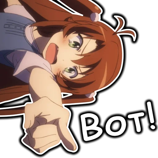 👇 Стикер «AnimeNonNonBiyoriRu» для Telegram