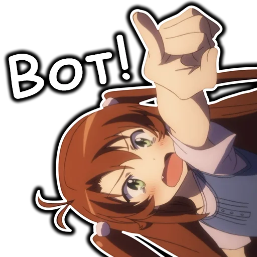 ☝️ Стикер «AnimeNonNonBiyoriRu» для Telegram