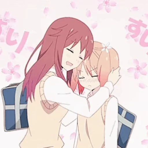 🫂 Стикер «Anime обнимашки» для Telegram