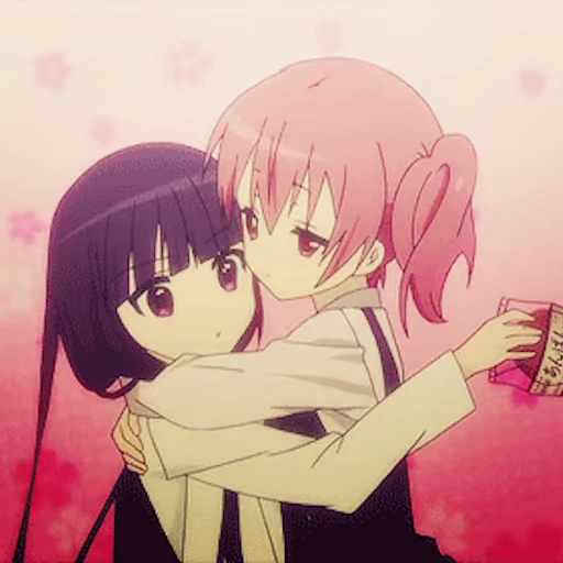 🫂 Стикер «Anime обнимашки» для Telegram