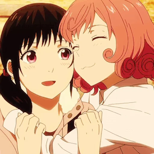 🫂 Стикер «Anime обнимашки» для Telegram