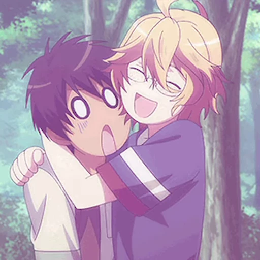 🫂 Стикер «Anime обнимашки» для Telegram