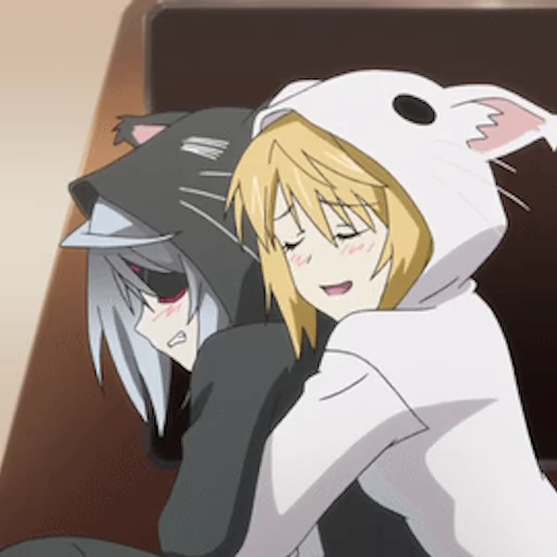 🫂 Стикер «Anime обнимашки» для Telegram