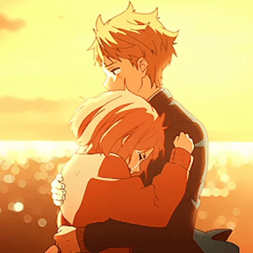 🫂 Стикер «Anime обнимашки» для Telegram