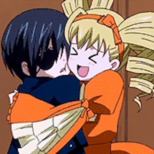 🫂 Стикер «Anime обнимашки» для Telegram