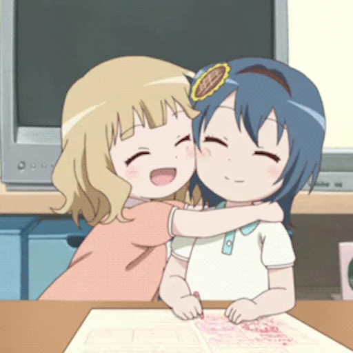 🫂 Стикер «Anime обнимашки» для Telegram