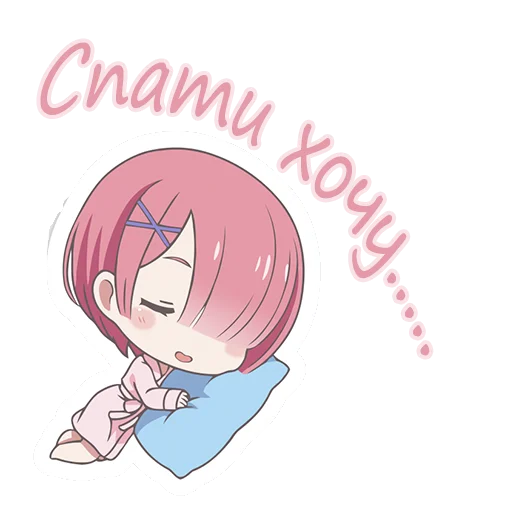 😴 Стикер «Anime pack v1» для Telegram