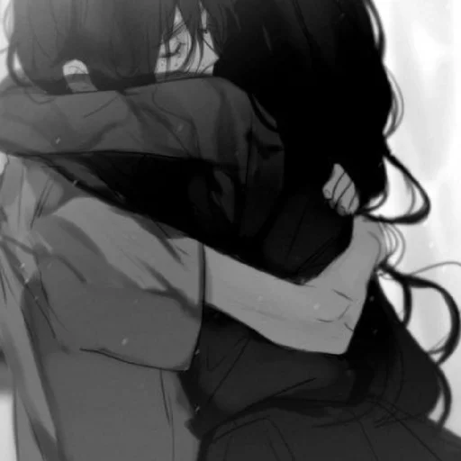 🖤 Стикер «Аниме пара(love)» для Telegram