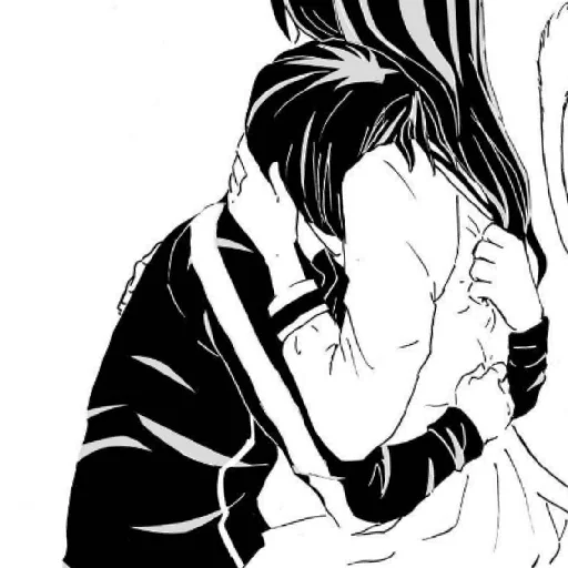 🖤 Стикер «Аниме пара(love)» для Telegram