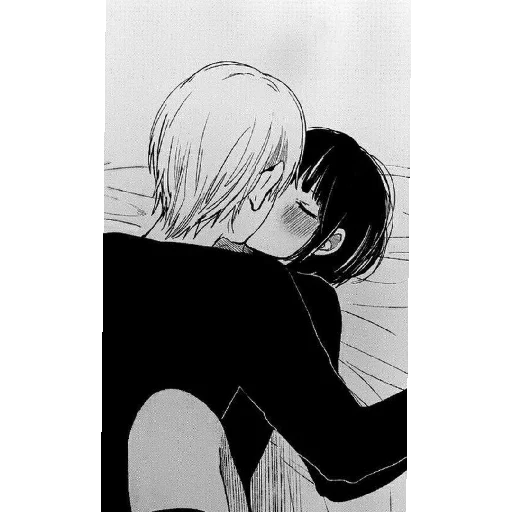 🖤 Стикер «Аниме пара(love)» для Telegram