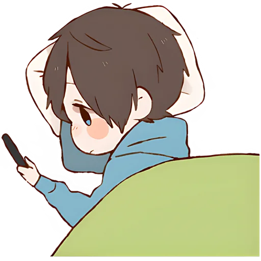 🤓 Стикер «Анимешная парочка 2» для Telegram