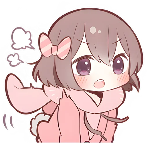 😧 Стикер «Anime boy and girl» для Telegram