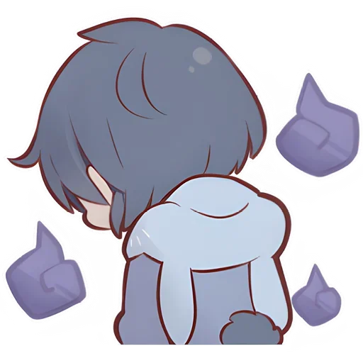 😞 Стикер «Anime boy and girl» для Telegram