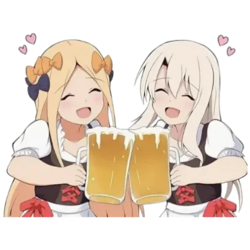 🍻 Стикер «Аниме пиво» для Telegram
