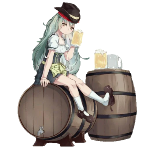 🍺 Стикер «Аниме пиво» для Telegram