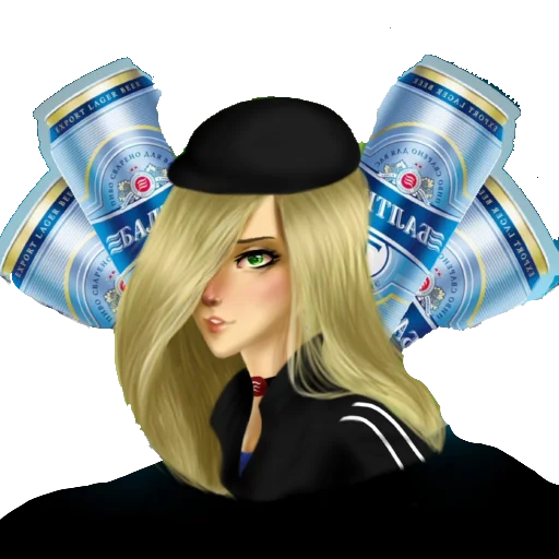 🍻 Стикер «Аниме пиво» для Telegram