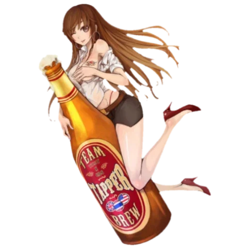 🍺 Стикер «Аниме пиво» для Telegram