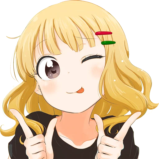 😜 Стикер «AnimeReacts» для Telegram
