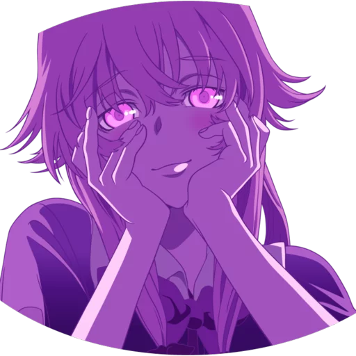 😈 Стикер «AnimeReacts» для Telegram