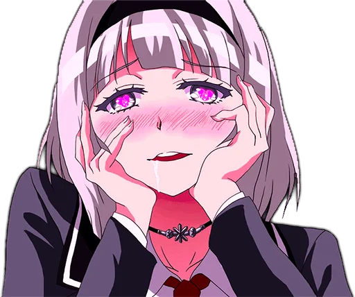😍 Стикер «AnimeReacts» для Telegram