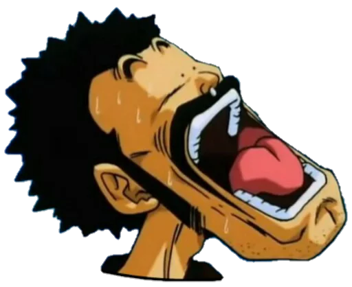 😵 Стикер «AnimeReacts» для Telegram