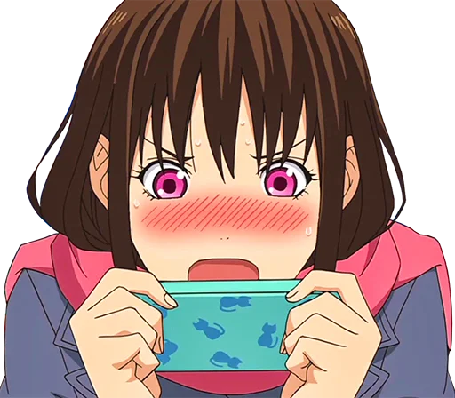 😳 Стикер «AnimeReacts» для Telegram