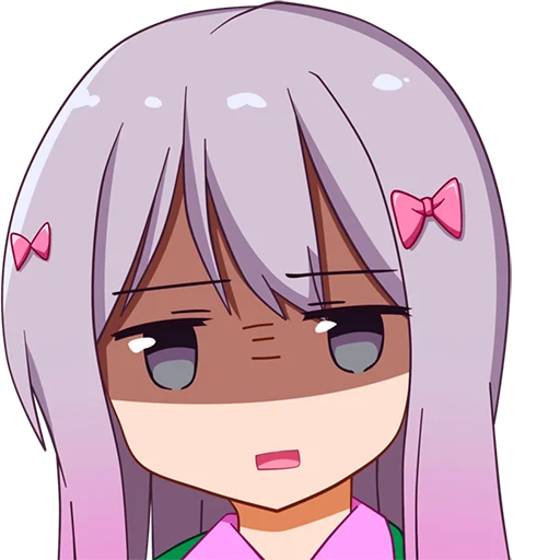 😟 Стикер «AnimeReacts» для Telegram