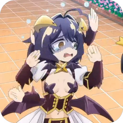 🤩 Стикер «Gushing over Magical Girls» для Telegram