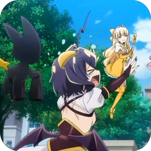 🤩 Стикер «Gushing over Magical Girls» для Telegram
