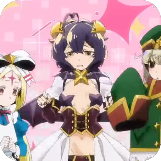 🤩 Стикер «Gushing over Magical Girls» для Telegram