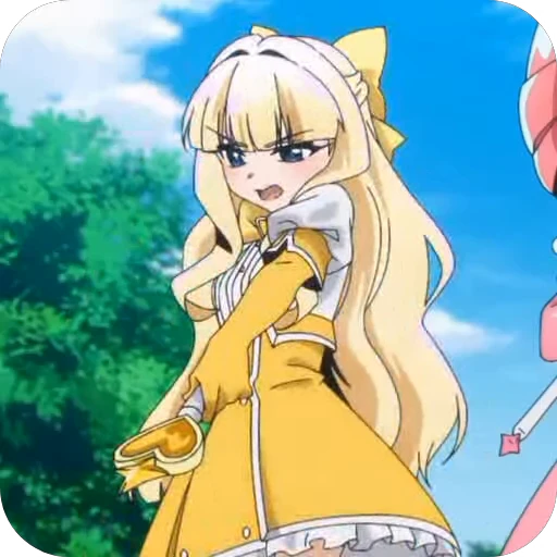 🤩 Стикер «Gushing over Magical Girls» для Telegram