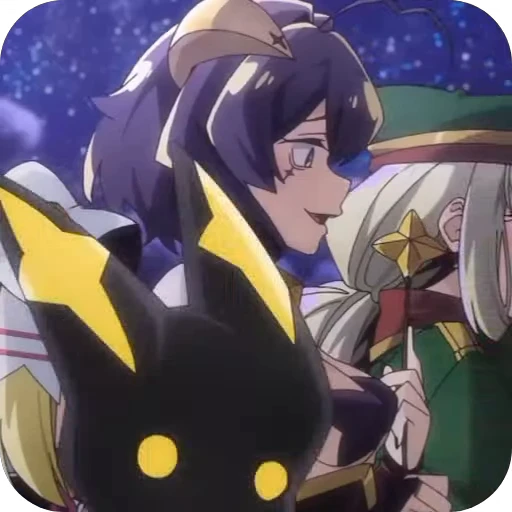 🤩 Стикер «Gushing over Magical Girls» для Telegram