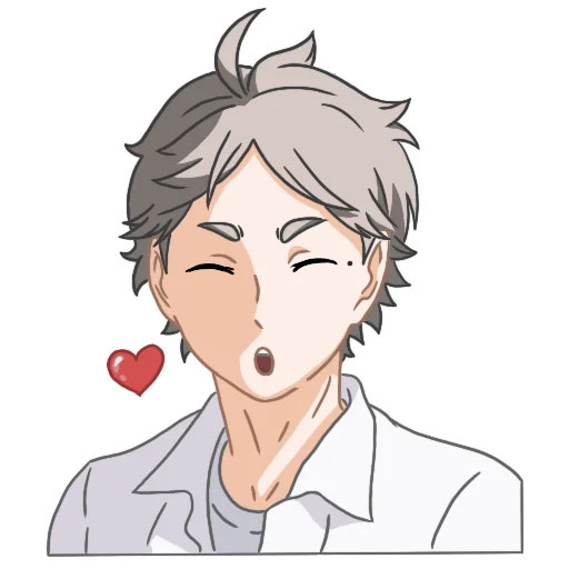 😘 Стикер «Haikyuu!» для Telegram