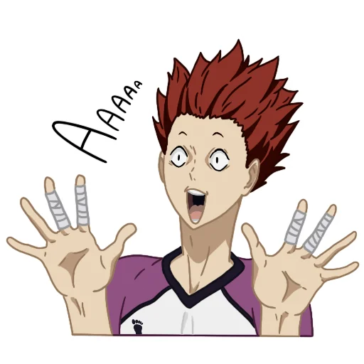 😱 Стикер «Haikyuu!» для Telegram