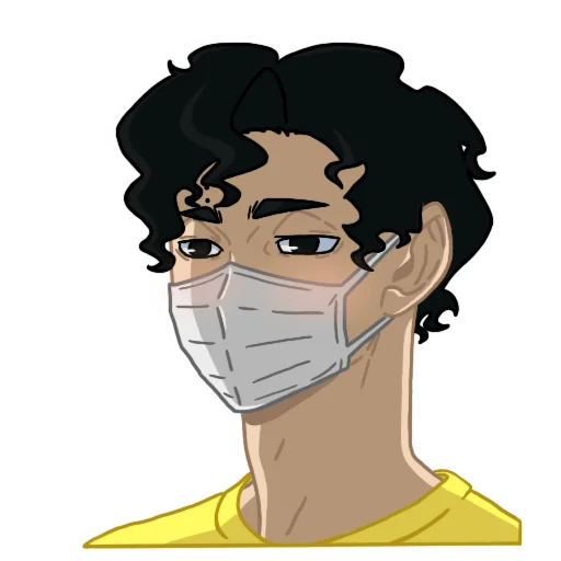 😷 Стикер «Haikyuu!» для Telegram