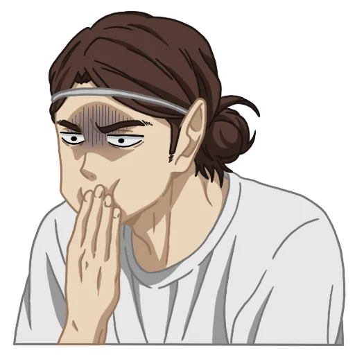 🤢 Стикер «Haikyuu!» для Telegram