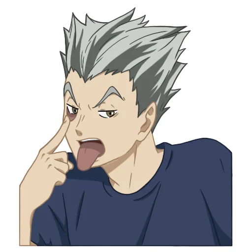 😖 Стикер «Haikyuu!» для Telegram