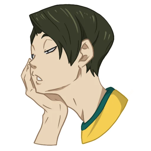 😒 Стикер «Haikyuu!» для Telegram