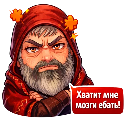 😠 Стикер «The Witcher 3» для Telegram