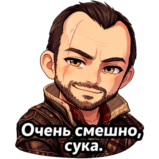 🙂 Стикер «The Witcher 3» для Telegram