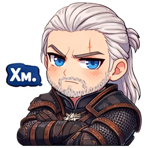 🤔 Стикер «The Witcher 3» для Telegram
