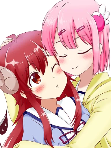 ❤️ Стикер «Anime Hugs, Kisses & Random» для Telegram
