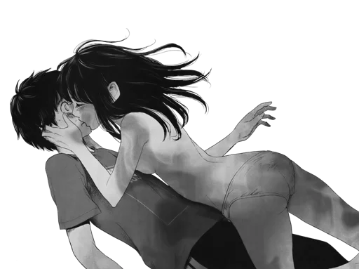 💋 Стикер «Anime Hugs, Kisses & Random» для Telegram