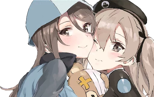 ❤️ Стикер «Anime Hugs, Kisses & Random» для Telegram