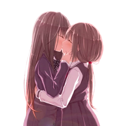 ❤️ Стикер «Anime Hugs, Kisses & Random» для Telegram
