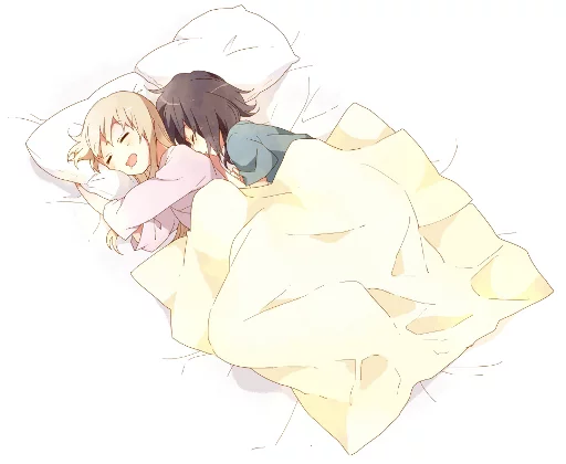 ❤️ Стикер «Anime Hugs, Kisses & Random» для Telegram