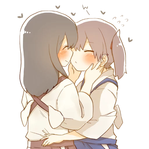 ❤️ Стикер «Anime Hugs, Kisses & Random» для Telegram